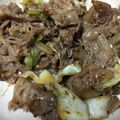 ぱんぷきん313's cooksnap of when they made 牛肉とアスパラのウスターソース炒め.