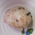potiまま's cooksnap of when they made たぬきにぎり.