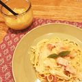 cafecraci's cooksnap of when they made 塩レモンのクリームパスタ.