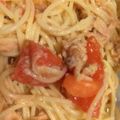 クックSOLICK☆'s cooksnap of when they made 超簡単！切ってまぜるだけツナトマトパスタ.