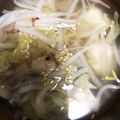 かすみそVXGBQ3's cooksnap of when they made 簡単☆鶏ささみと白菜きのこの和風塩スープ.