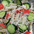 やーしー's cooksnap of when they made 簡単！きゅうりとえのきのポン酢和え.