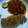 kuni_fe's cooksnap of when they made 揚げない！豚ロースの香草パン粉焼き.