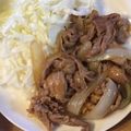 かなかなみん。's cooksnap of when they made ◆豚小間切れ肉で生姜焼き◆.