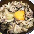 yasuka124's cooksnap of when they made 簡単だけどちょっぴり豪華に♪すき焼き丼！.