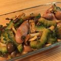 Kcof's cooksnap of when they made 焼き肉のタレ✿ウインナー☆ゴーヤ.