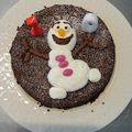 おはるみさん's cooksnap of when they made ♡アナと雪の女王♡オラフケーキ.