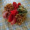 ラリー＆サラ's cooksnap of when they made 暑い日に簡単冷やし中華.