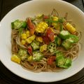 Hirarinn☆'s cooksnap of when they made さっぱり梅のネバネバ蕎麦.