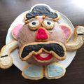 チムニー☆'s cooksnap of when they made ポテトヘッド 立体ケーキ☆トイストーリー.