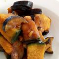 ゆのほなッチ★'s cooksnap of when they made 簡単！茄子とカボチャの甘辛炒め.