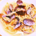 るあーく's cooksnap of when they made 春メニュー❀あさりのスープパスタ.