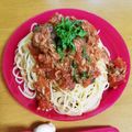 あゆまり34's cooksnap of when they made トマト缶とツナの冷製パスタ.