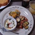 ねこりん222's cooksnap of when they made ズッキーニとソーセージのにんにく醤油炒め.