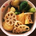 megu305's cooksnap of when they made サツマイモとレンコンのデリ風.