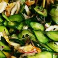 クック0MHF56☆'s cooksnap of when they made 簡単☆美味しい！レタスとちくわのマリネ.