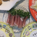 loveﾁｮﾋﾞｽｹ's cooksnap of when they made 簡単あと1品！かいわれ大根の生ハム巻き。.