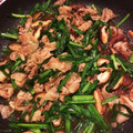 yorisaku♡'s cooksnap of when they made ☆にらと豚バラ肉の焼肉のたれ炒め☆.