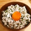 kyoken0424's cooksnap of when they made 豆腐のうに醤油和え＊巣ごもり卵かけごはん.