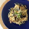 sktーk's cooksnap of when they made 簡単♪ツナとナスの和風パスタランチ☆.