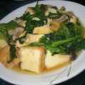 上野食堂's cooksnap of when they made ★ﾌﾚｯｼｭ高菜と油揚げの煮浸し★.