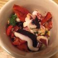 HungryAmy's cooksnap of when they made タコとドライトマトのバジル炒め.