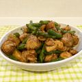 かぶせ茶's cooksnap of when they made 鶏肉といんげんのオイスターソース炒め☆.