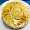 〜tinr～'s cooksnap of when they made 桃のコンポートdeレアチーズケーキ.
