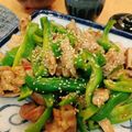 クックララミ's cooksnap of when they made 豚小間肉とピーマンのピリ辛炒め.