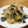 まゆみ母ちゃん's cooksnap of when they made 豚バラで☆キクラゲ入りゴーヤチャンプルー.