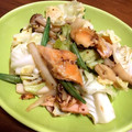 みんみのキッチン's cooksnap of when they made 鮭と春野菜のマスタードバター炒め.