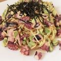 キラリンmama's cooksnap of when they made ★タコとアボカドの和風クリームパスタ★.