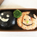 夢見る太陽's cooksnap of when they made 簡単♪おばけかぼちゃ★ハロウィンキャラ弁.
