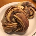 shirori's cooksnap of when they made 全卵でチョコカスタードの折り込みシート.