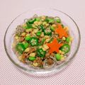 まあまま☆0403's cooksnap of when they made さっぱり梅のネバネバ蕎麦.