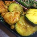 幸運のピンクイルカ's cooksnap of when they made 鶏ささみとズッキーニのカレー粉炒め.