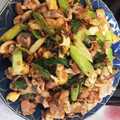 クックSHCHTZ☆'s cooksnap of when they made 豚肉と九条ネギの塩こしょう炒め.