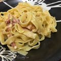 やーしー's cooksnap of when they made 全卵＆牛乳で！ダマなし濃厚カルボナーラ.