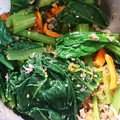 Pakako☆'s cooksnap of when they made 小松菜の胡麻和え.