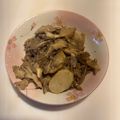 クック2OAVIC☆'s cooksnap of when they made 長芋ベーコンと舞茸のバター醤油炒め.