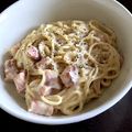 ＊cheeese＊'s cooksnap of when they made シェフ直伝時短カルボナーラ スパゲティー.