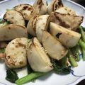 yuiyui6's cooksnap of when they made かぶとベーコンの炒め物♪ごま甘酢たれがけ.