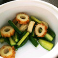 ka321ri's cooksnap of when they made キュウリとちくわのごま油炒め.
