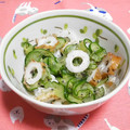 ねこ好き♪'s cooksnap of when they made 常備菜13☆きゅうりと竹輪の梅和え♪弁当.