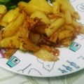 NAOばあさん's cooksnap of when they made じゃがいもと桜海老のバターポン酢炒め.