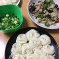 モズヲ's cooksnap of when they made そうめん☆なすとピーマンと豚肉と一緒に.