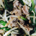 青眼鏡's cooksnap of when they made すぐできるニラともやしのスタミナ炒め.
