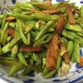 ポメちょん's cooksnap of when they made モロッコインゲンとベーコンのカレー炒め.