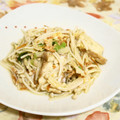 mmameco's cooksnap of when they made 大根の皮とちくわ、えのきだけの卵とじ.