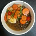 チールちゃん&八方美人くん's cooksnap of when they made 味噌ラーメン風！簡単！もやしスープ☾.